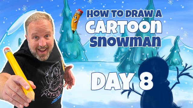 How to Draw Snowmen | Day 8