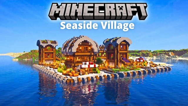 Seaside Village with Markets & Storage House