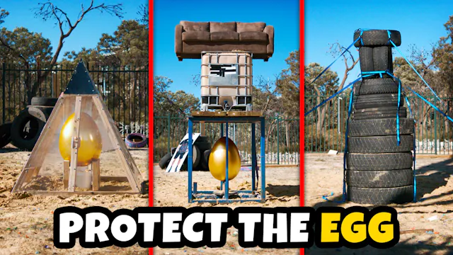 Extreme Protect The Egg Challenge Fro...