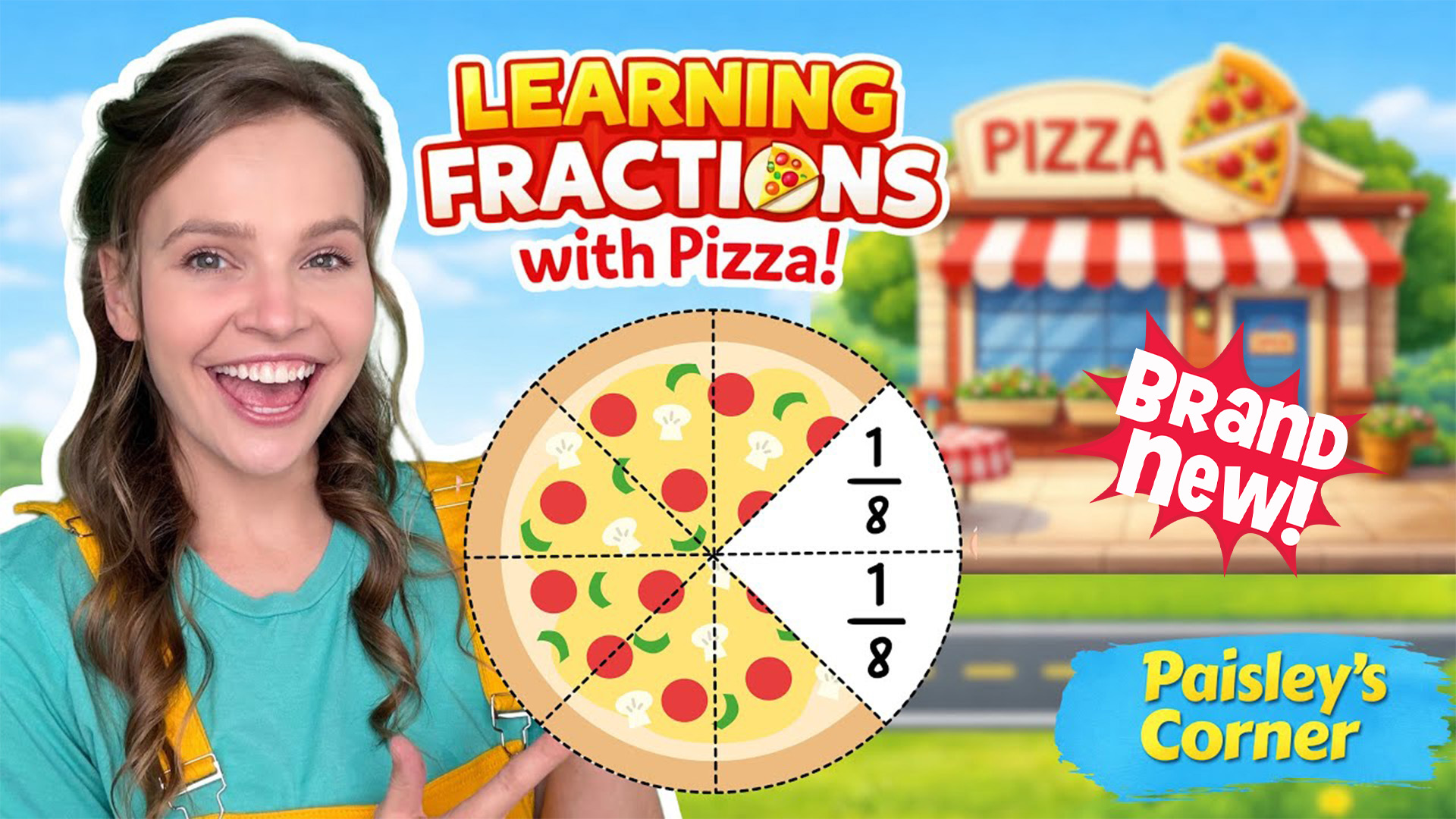 Learn Fractions at Cotton's Pizza Party