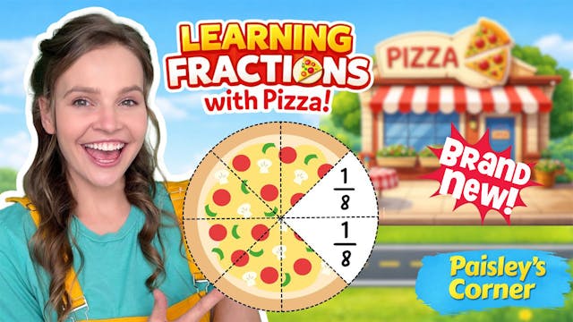 Learn Fractions at Cotton's Pizza Party