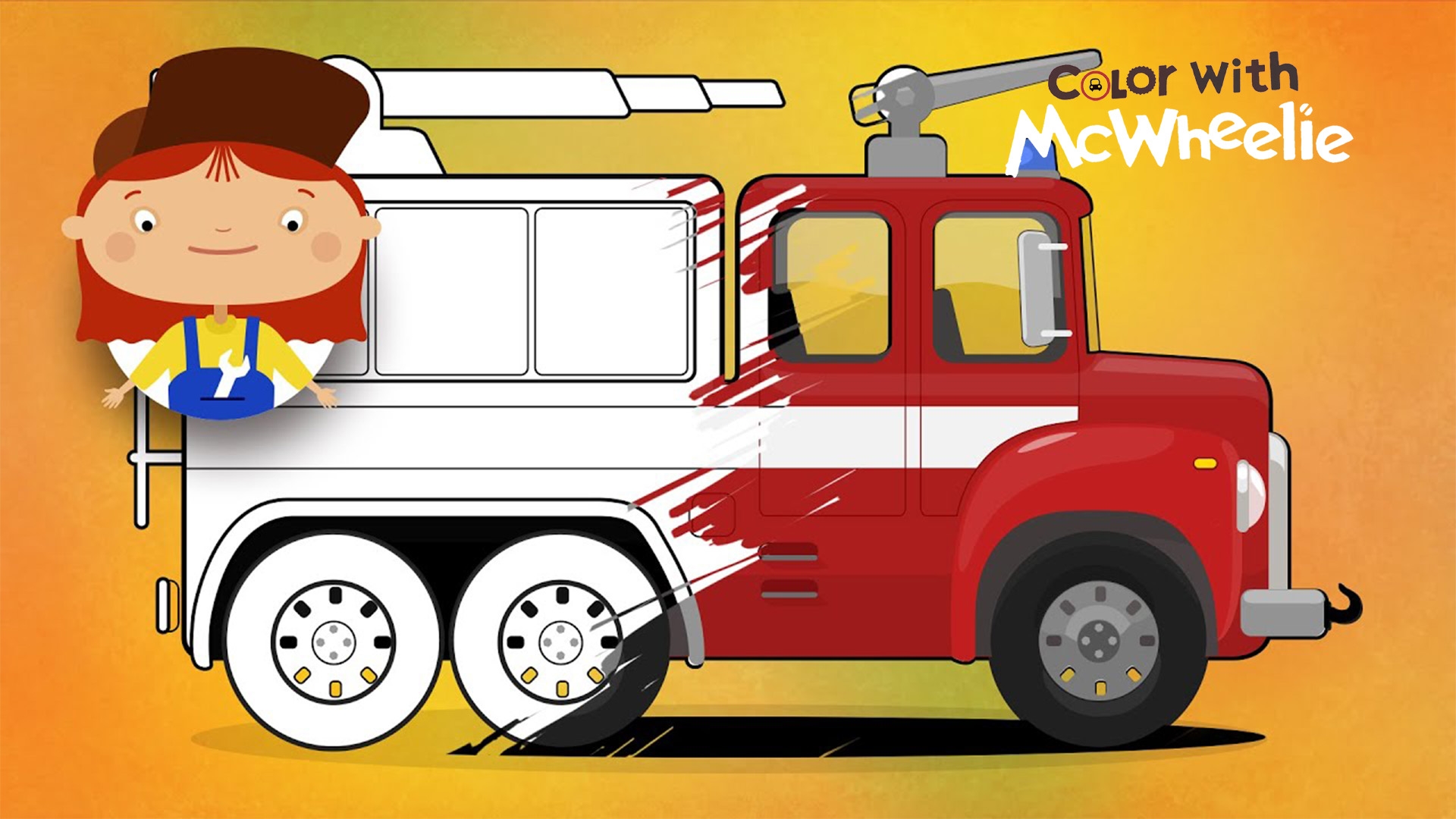 Dr McWheelie Colors Fire truck
