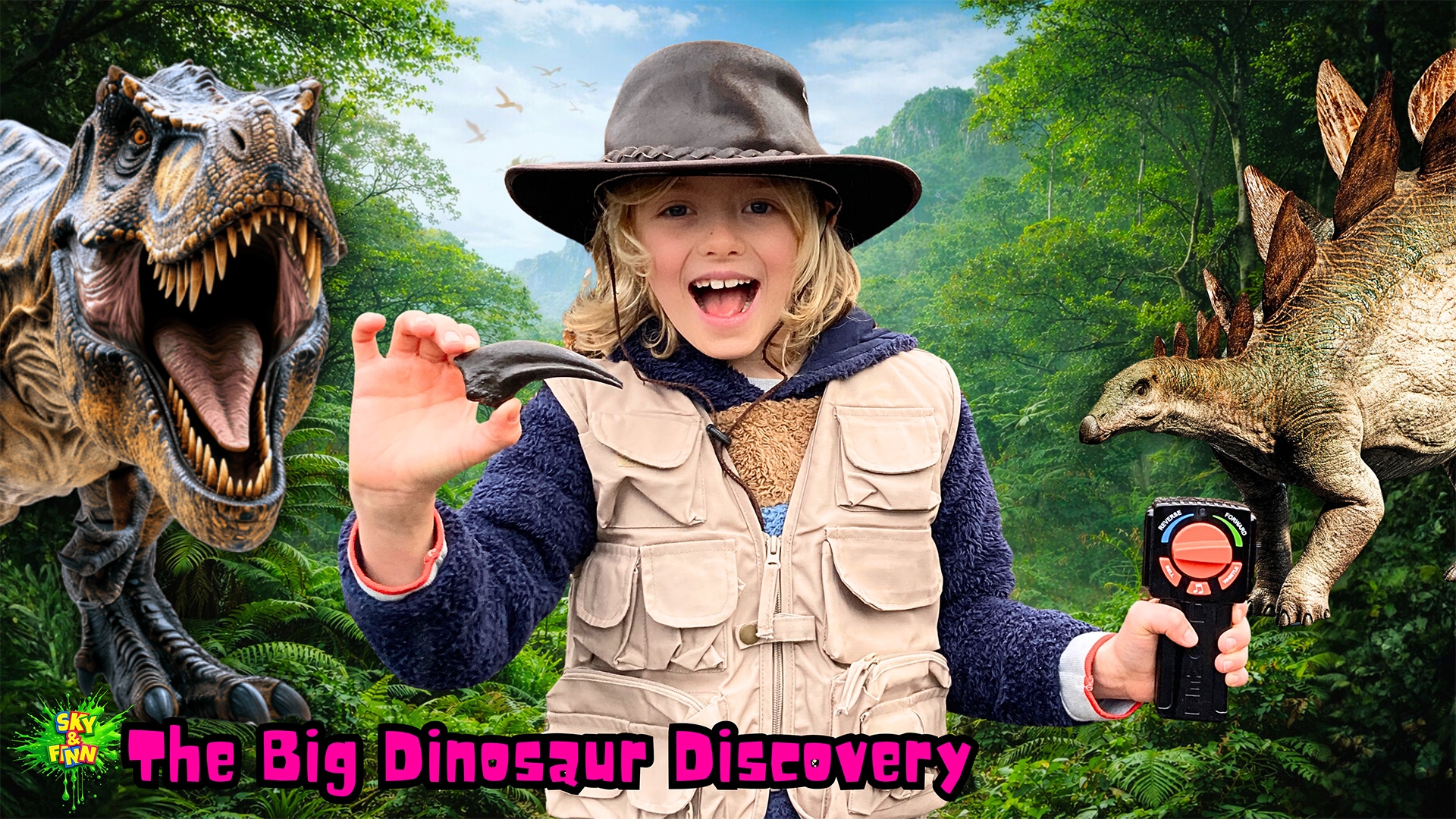 Sky and Finn's Big Dinosaur Discovery Adventure