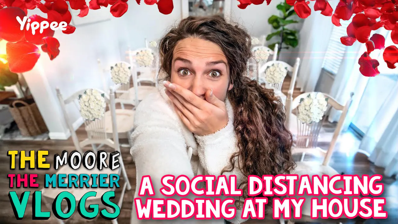 View of A Social Distancing Wedding at My House - Moore The Merrier Vlogs ...