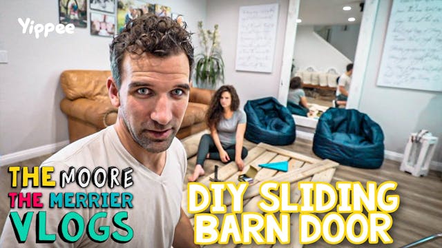 DIY Sliding Barn Door - Tracker Barn ...