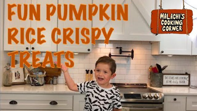 Fun Pumpkin Rice Crispy Treats