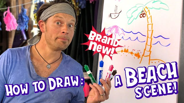 Cap'n Ben | How to Draw a Beach Scene
