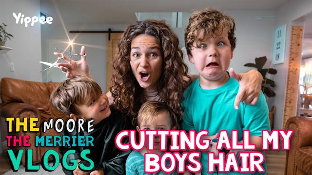 Cutting All My Boys Hair | Baby Hairc...