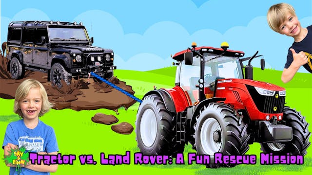 Tractor vs. Land Rover