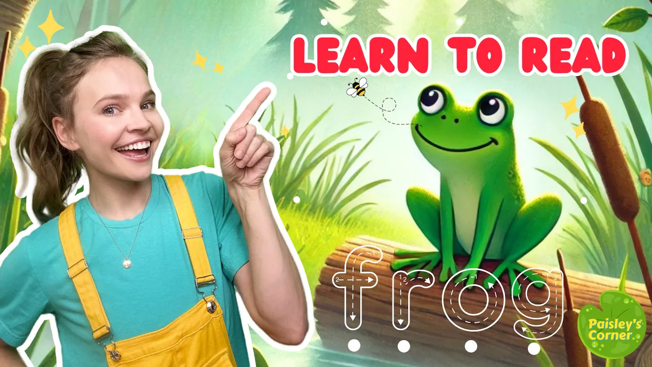 Learn to Read | Frogs for Kids | Letters + Phonics - Paisley's Corner ...