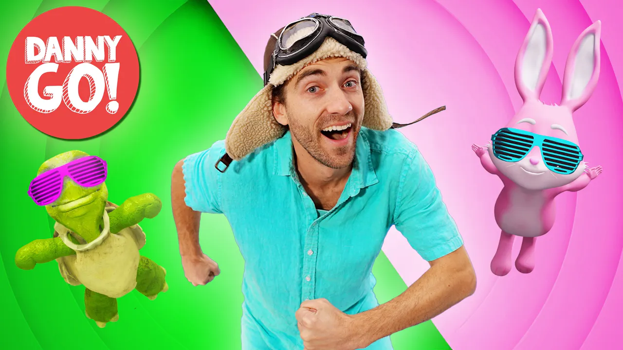 Rabbit Turtle Rodeo! | Fast or Slow Dance Game - Danny Go! - Yippee ...