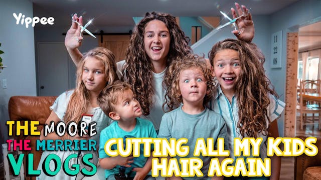 Cutting All My Kids Hair Again - 4 Di...