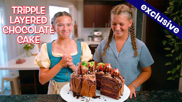 Triple Layer Chocolate Cake