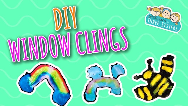How to Make DIY Window Clings | Easy Craft for Kids |