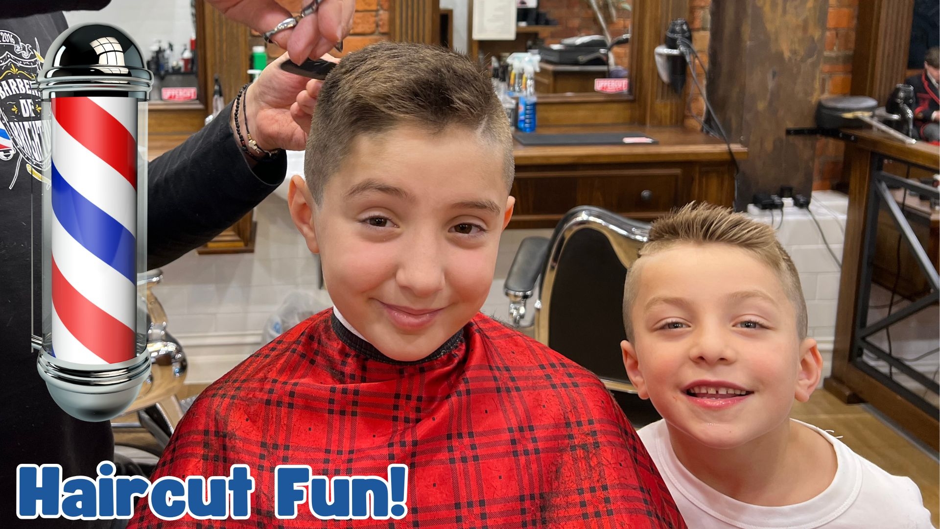 Haircut Time with Oliver and Lucas!
