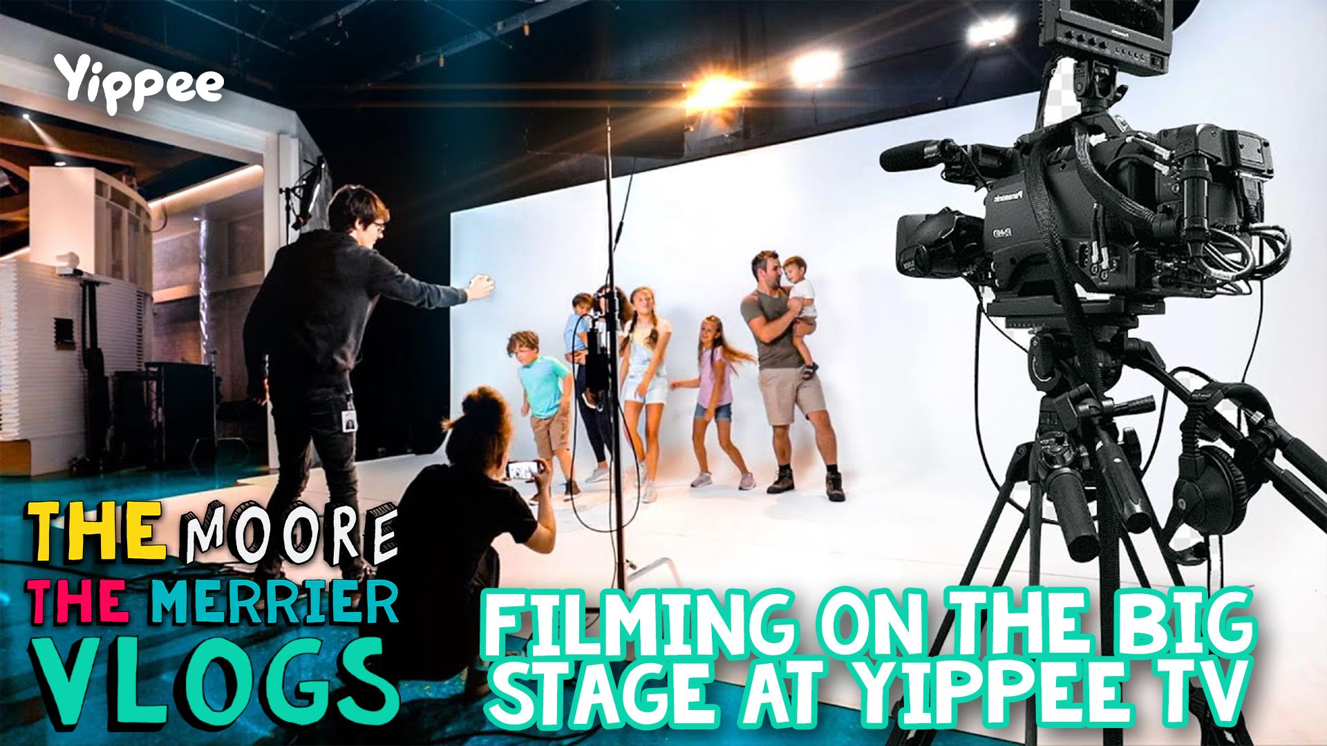 Filming On The Big Stage at Yippee TV