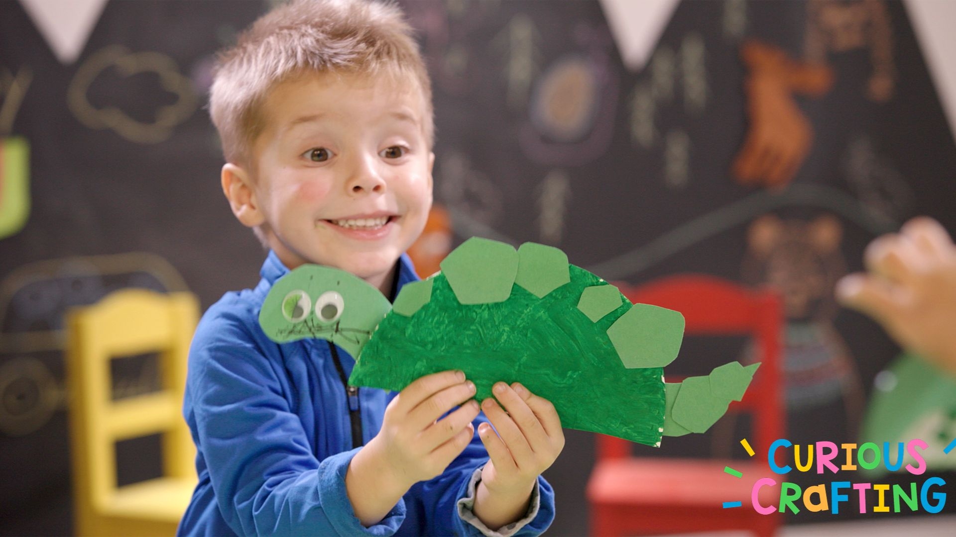 Paper Plate Dinosaur