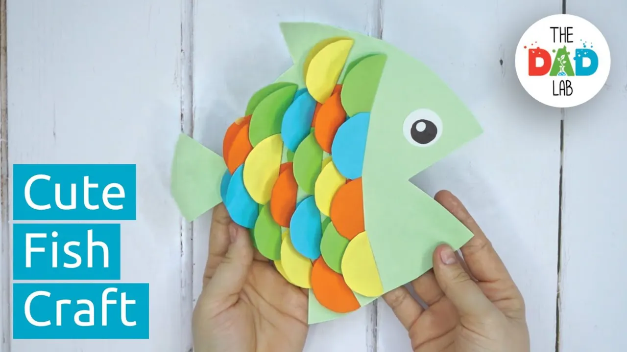 Simple Paper Fish Craft for Kids - TheDadLab (140+ Episodes) - Yippee ...