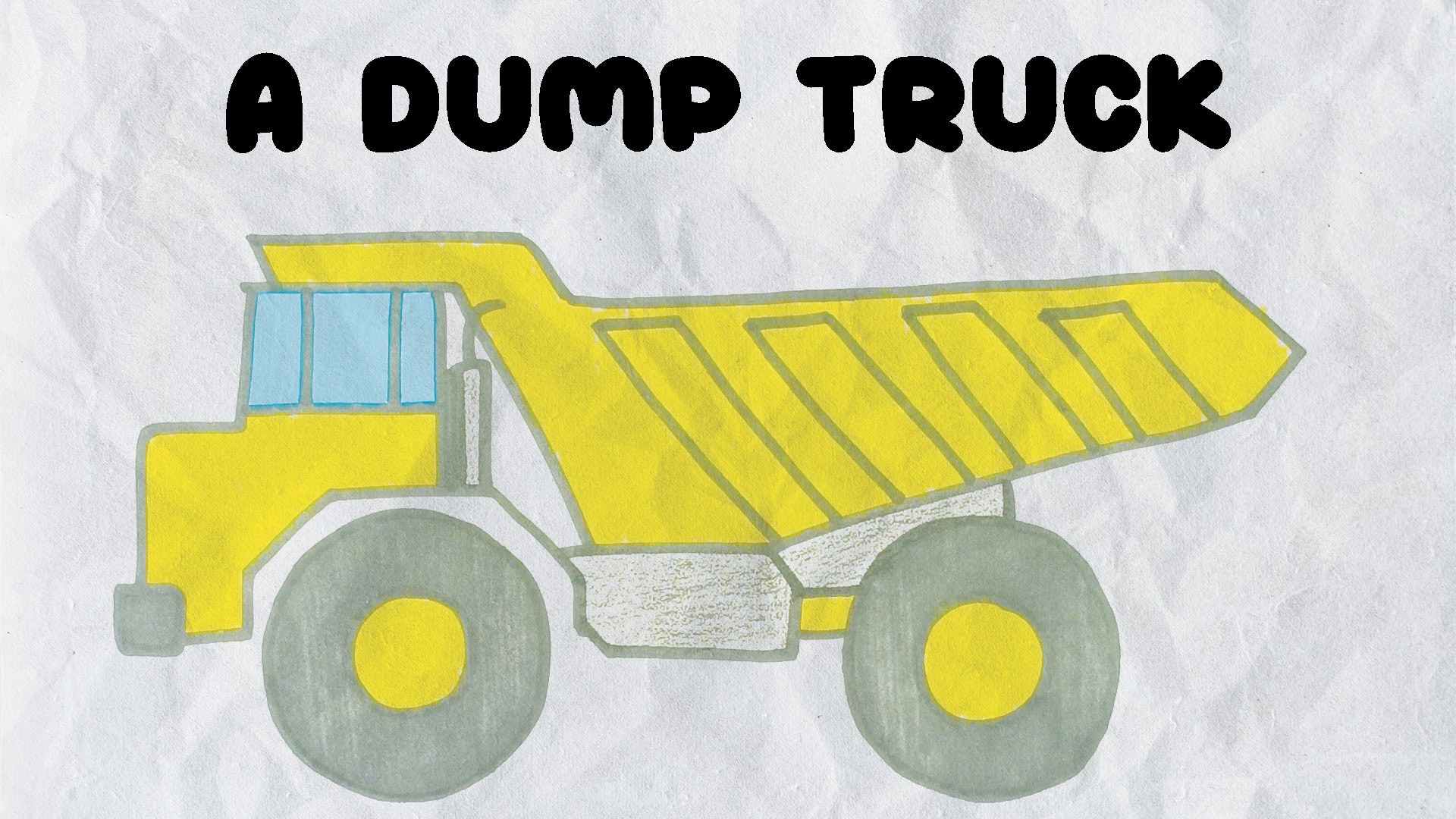 Vector Sketch Drawing Illustration of Dump Truck Stock Vector -  Illustration of machine, construction: 130701992