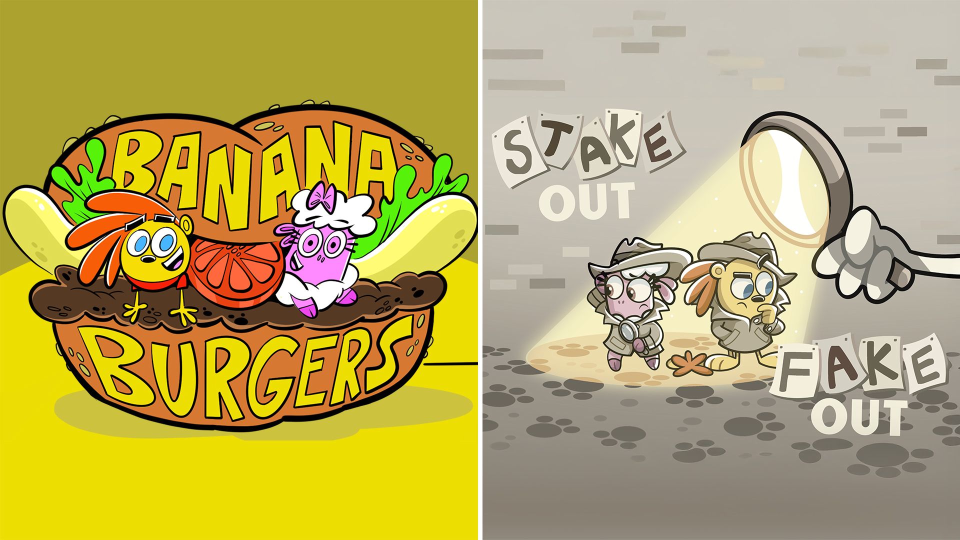 Banana Burgers / Stake Out, Fake Out