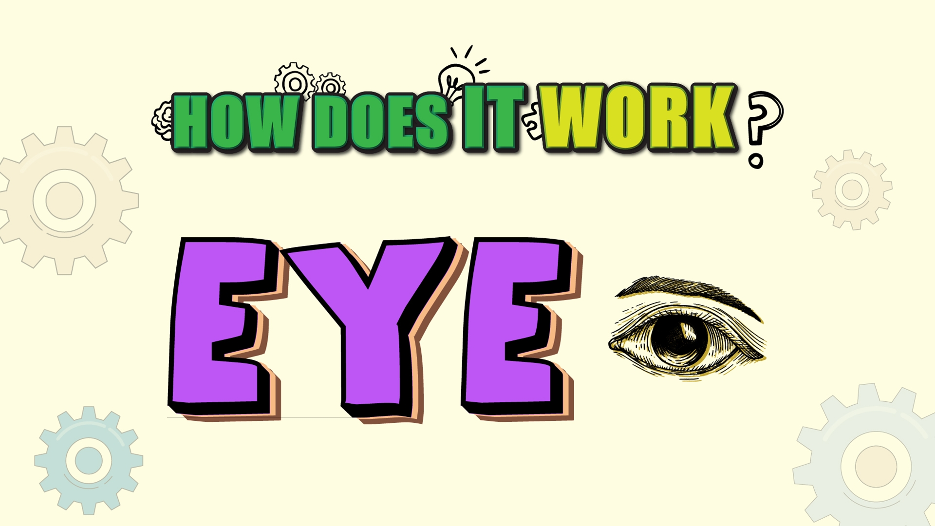 How Does it Work? - Eye