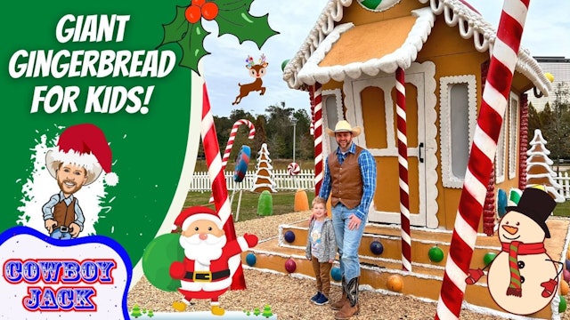 Giant Gingerbread for Kids | Cowboy Jack Christmas