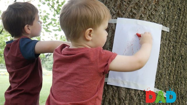 Tree Bark Rubbing | Outdoor Activities