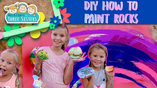 DIY How to Paint Rocks | The Kindness Rocks Project | Easy Kids Craft
