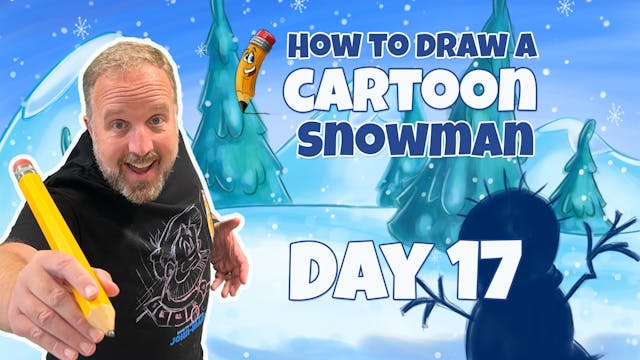 How to Draw Snowmen | Day 17