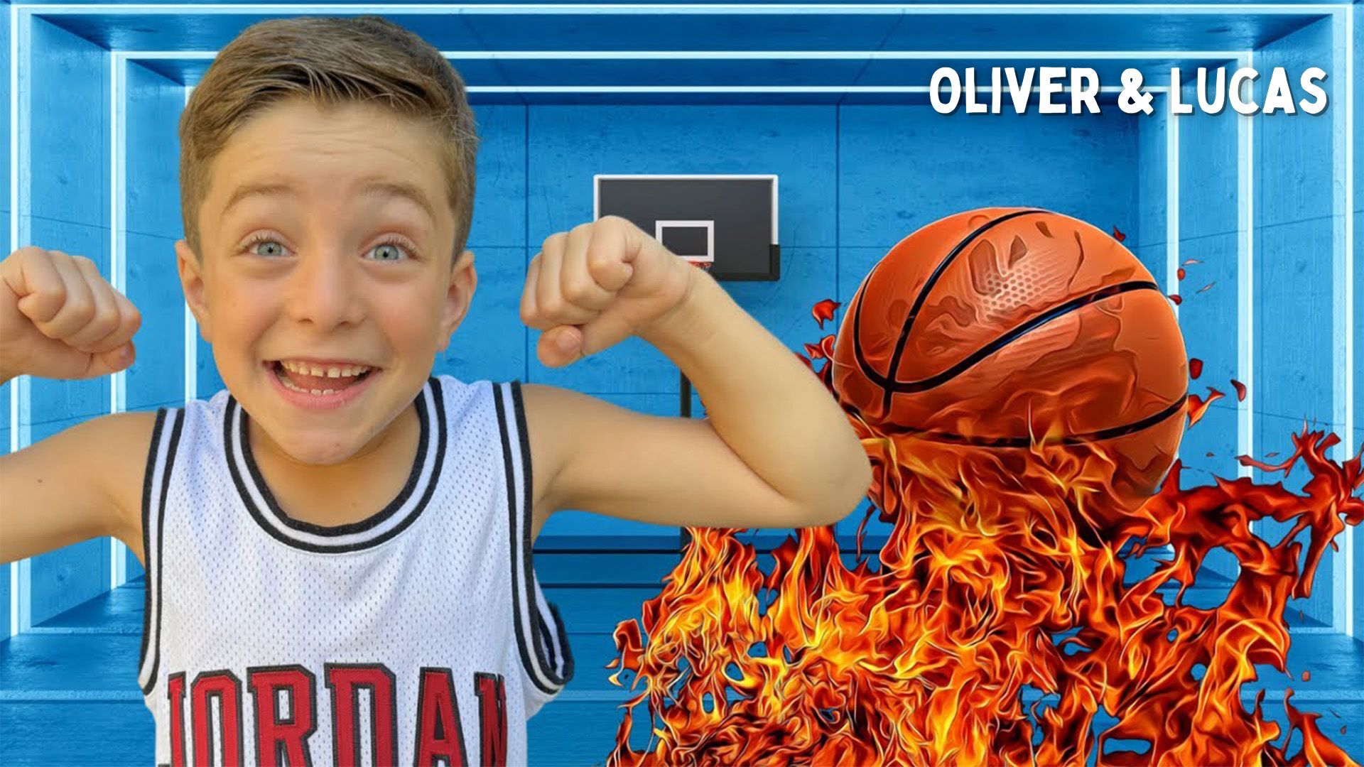 Basketball Fun at Summer Jam! Oliver & Lucas Meet the Pros!