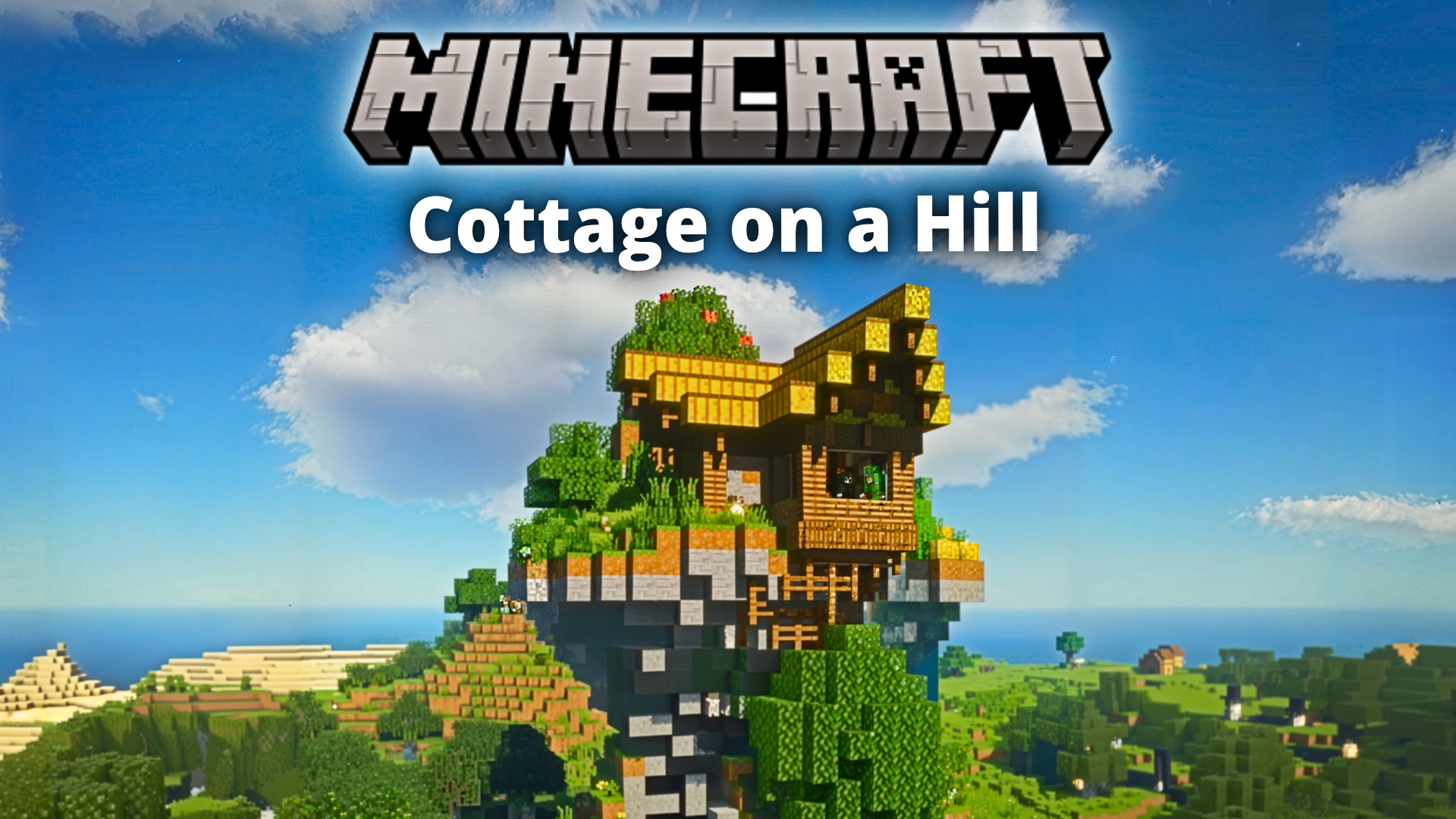 Cottage on a Hill | Minecraft Build