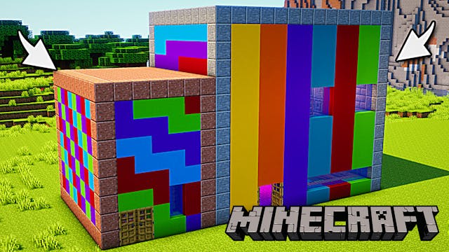Colorful Block House (Minecraft Timel...