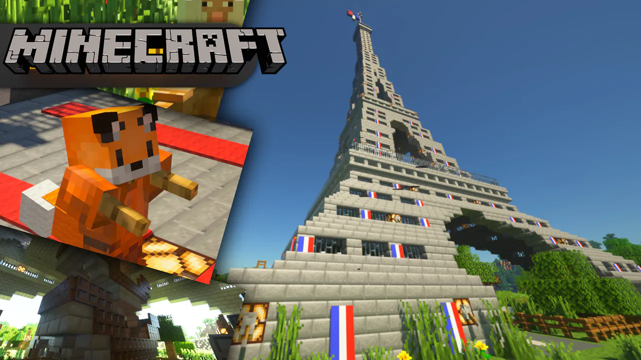 Eiffel Tower (Minecraft) - Minecraft Builds - Yippee - Faith filled shows!