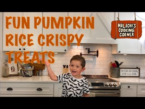 Fun Pumpkin Rice Crispy Treats