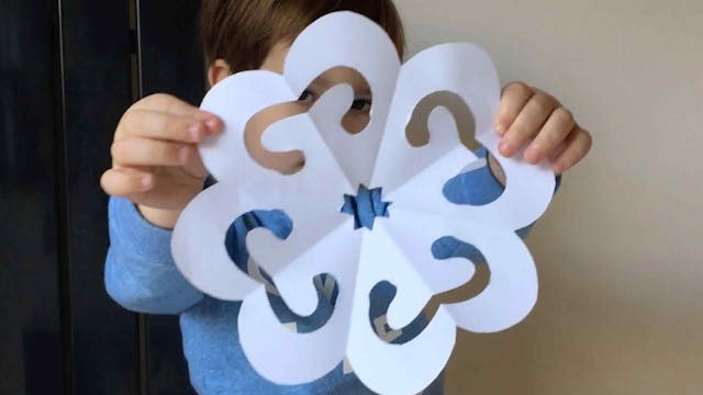 Easy Paper Snowflake Tutorial For Kid...