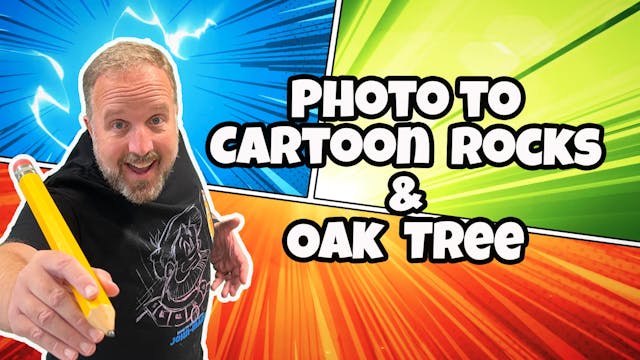 Photo to Cartoon Rocks (shading) & Ca...