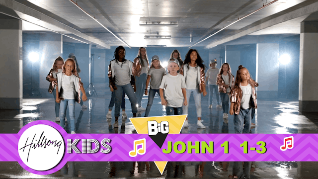 GOD AND HIS WORD | Big Word John 1:1-3 (Actions & Music Video)