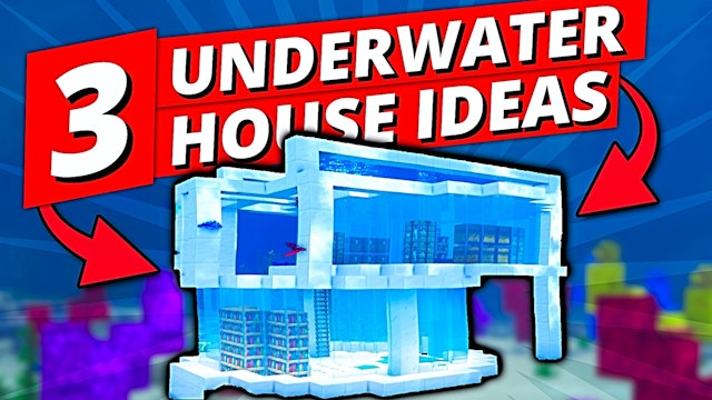 3 Underground Houses (Minecraft Timelapse)