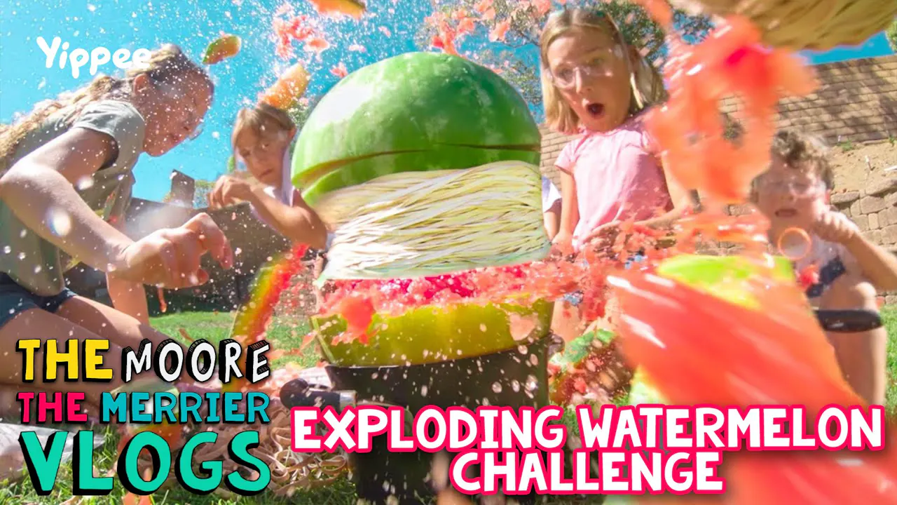 Exploding Watermelon Challenge | How Many Rubber Bands Does It Take ...