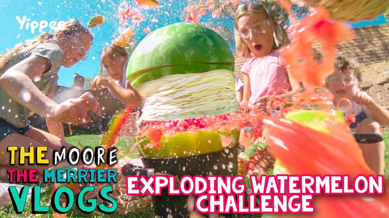 Exploding Watermelon Challenge How Many Rubber Bands Does It Take