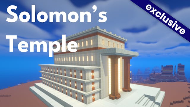 Solomon's Temple Minecraft Build