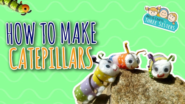 How to Make a Caterpillar - Toilet Paper Roll Craft 