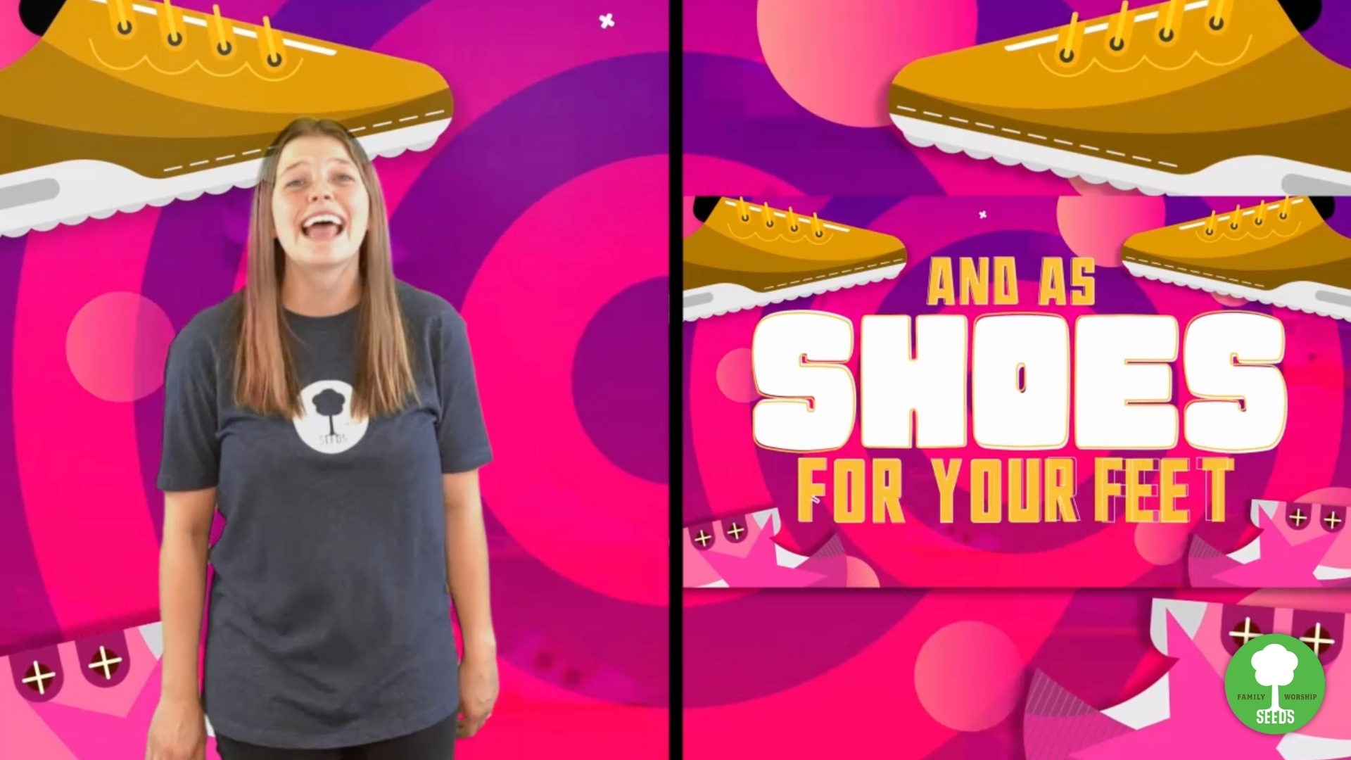 Shoes For Your Feet (Ephesians 6:14-15) Hand Motions