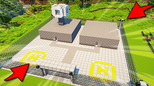 Secret Fortified Base (Minecraft Timelapse)