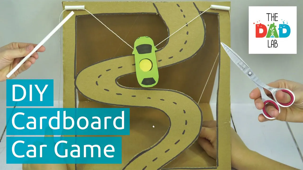 Racing Game DIY | How to Make Race Car Game - TheDadLab - Yippee ...