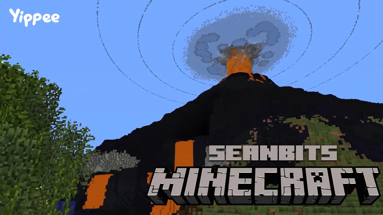 VOLCANO IN MINECRAFT! - Minecraft SeanBits - Yippee - Faith filled shows!
