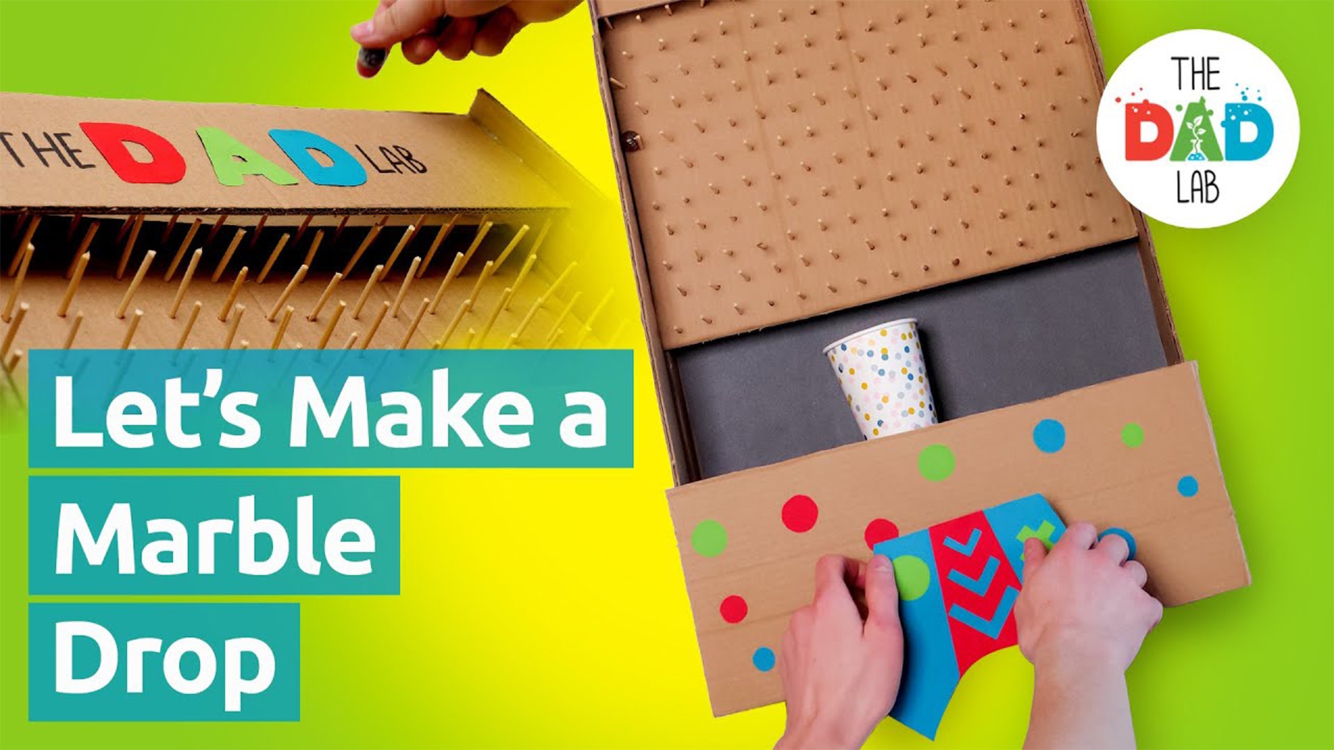 How to Make a Cardboard Game - NO Electronics!