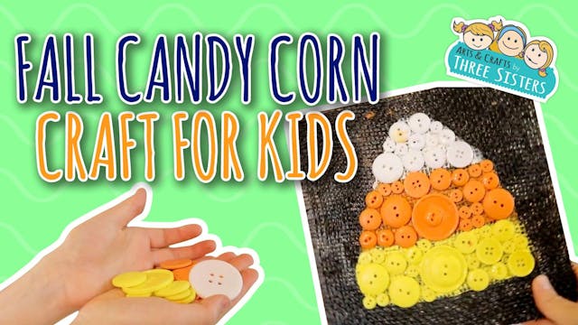 Fall Candy Corn Craft for Kids