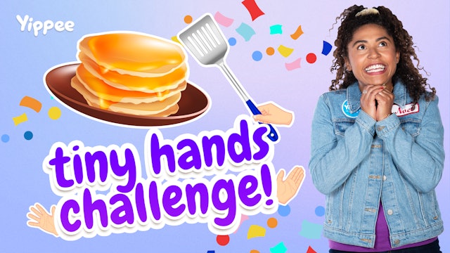 Pancake Tiny Hands ART CHALLENGE