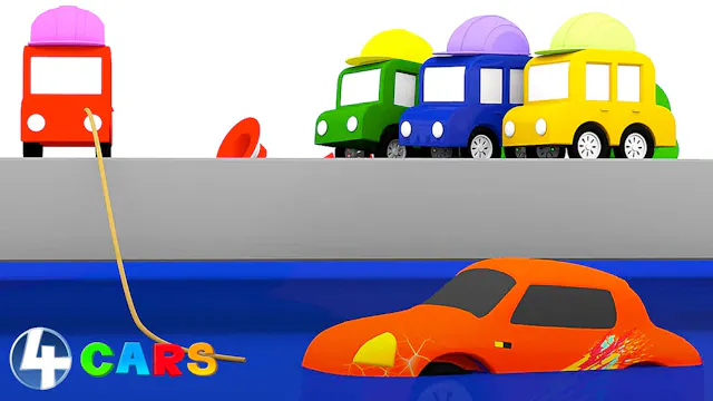 Orange Car in Trouble